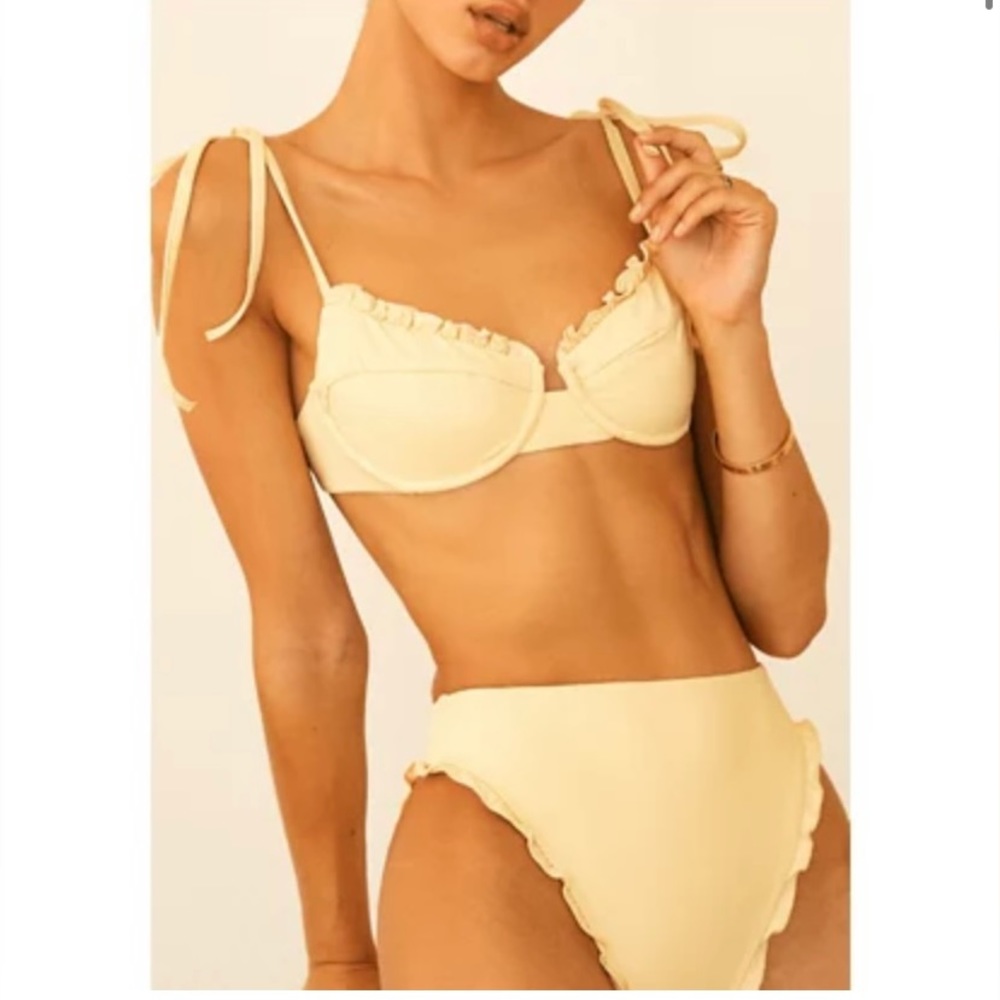 Dippin’ Daisy’s Pacifica Bottom in Pale Yellow